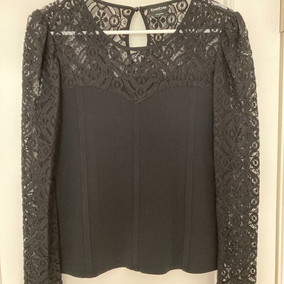 Bebe sweetheart corset style top - Picture 1 of 14